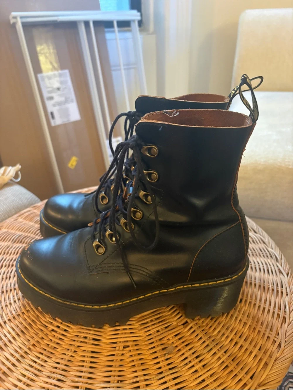 Dr. Martens Leona Temperly Boot, Size 8 - Picture 3 of 7